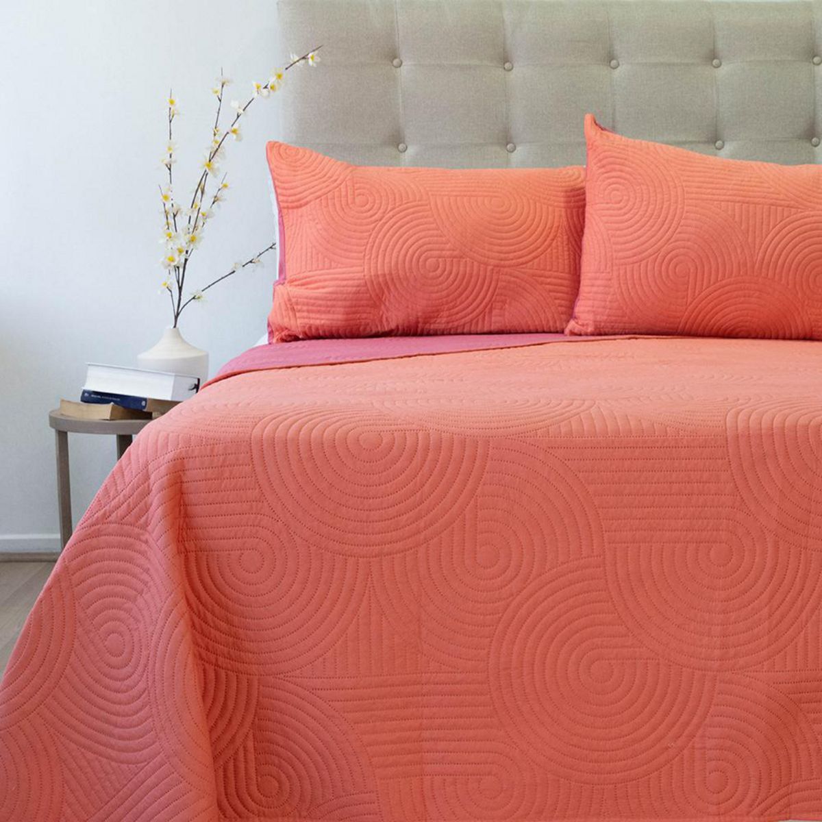 DORAL - Quilt King BICOLOR SALMON-ROSA 