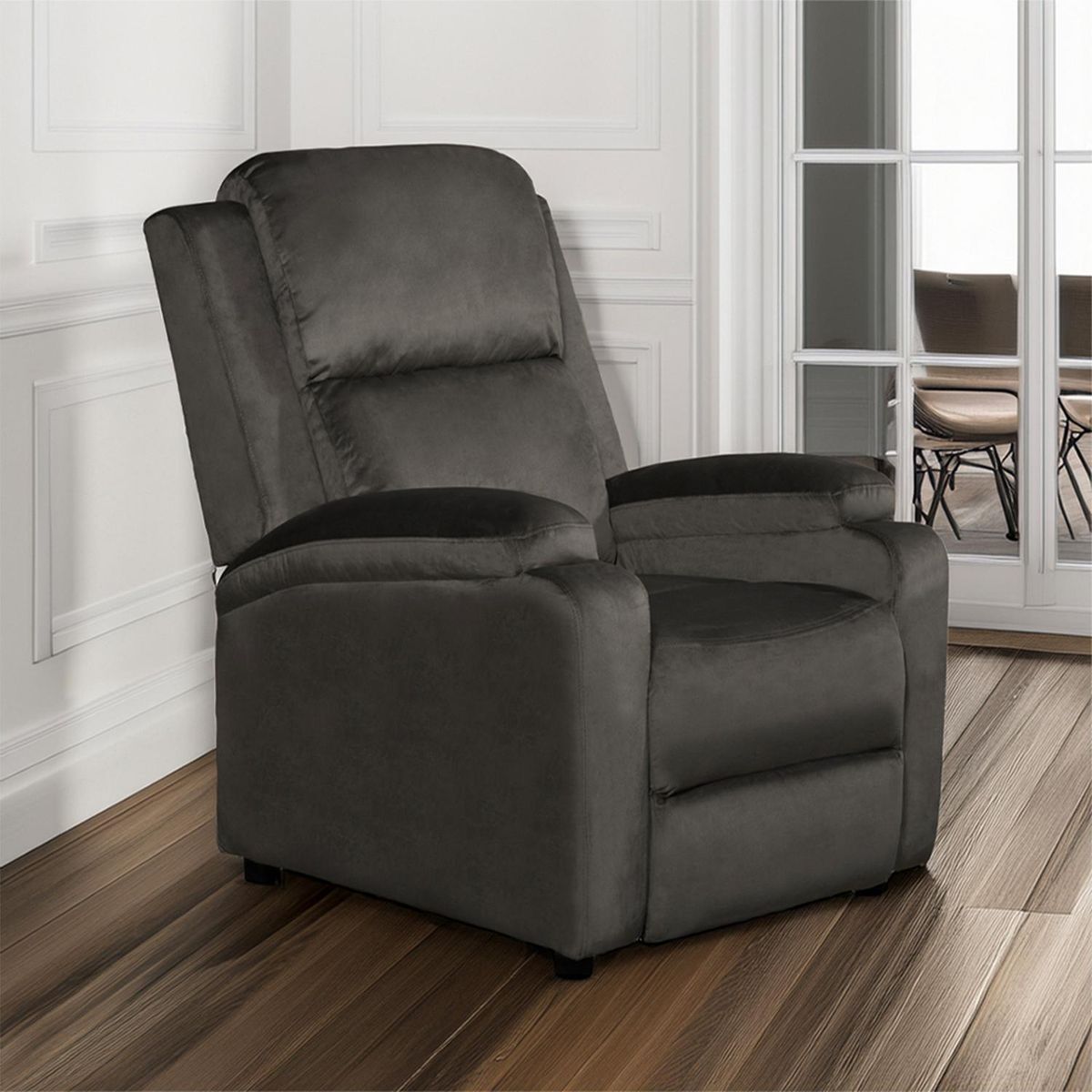 JUST HOME COLLECTION - Bergere 1 cuerpo Hanoi 80x98x90 cm Grafito