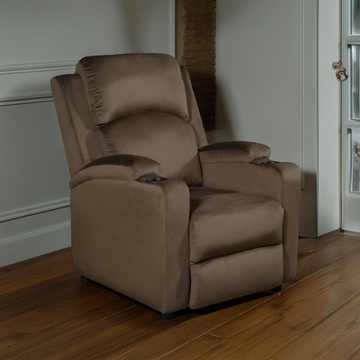 JUST HOME COLLECTION - Bergere 1 cuerpo Dakar 80x98x90 cm Café