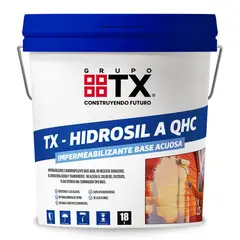 TX - Impermeabilizante e Hidrorrepelente base Acuoso 18 Lt