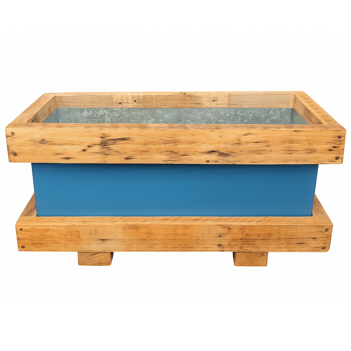 Jardinera de Madera 44x20 cm Turqueza, marca GENERICO - Foto Principal