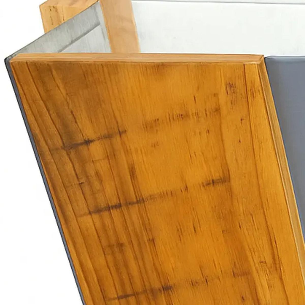 GENERICO - Macetero de Madera 27x22 cm Gris