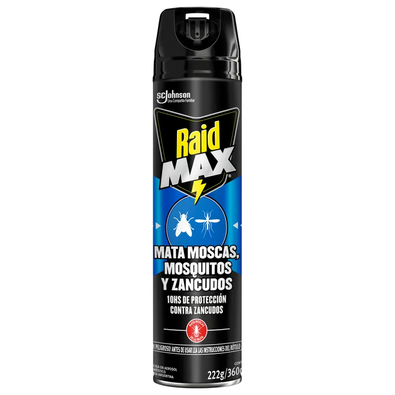 Insecticida mata moscas, mosquitos y zancudos 360 ml