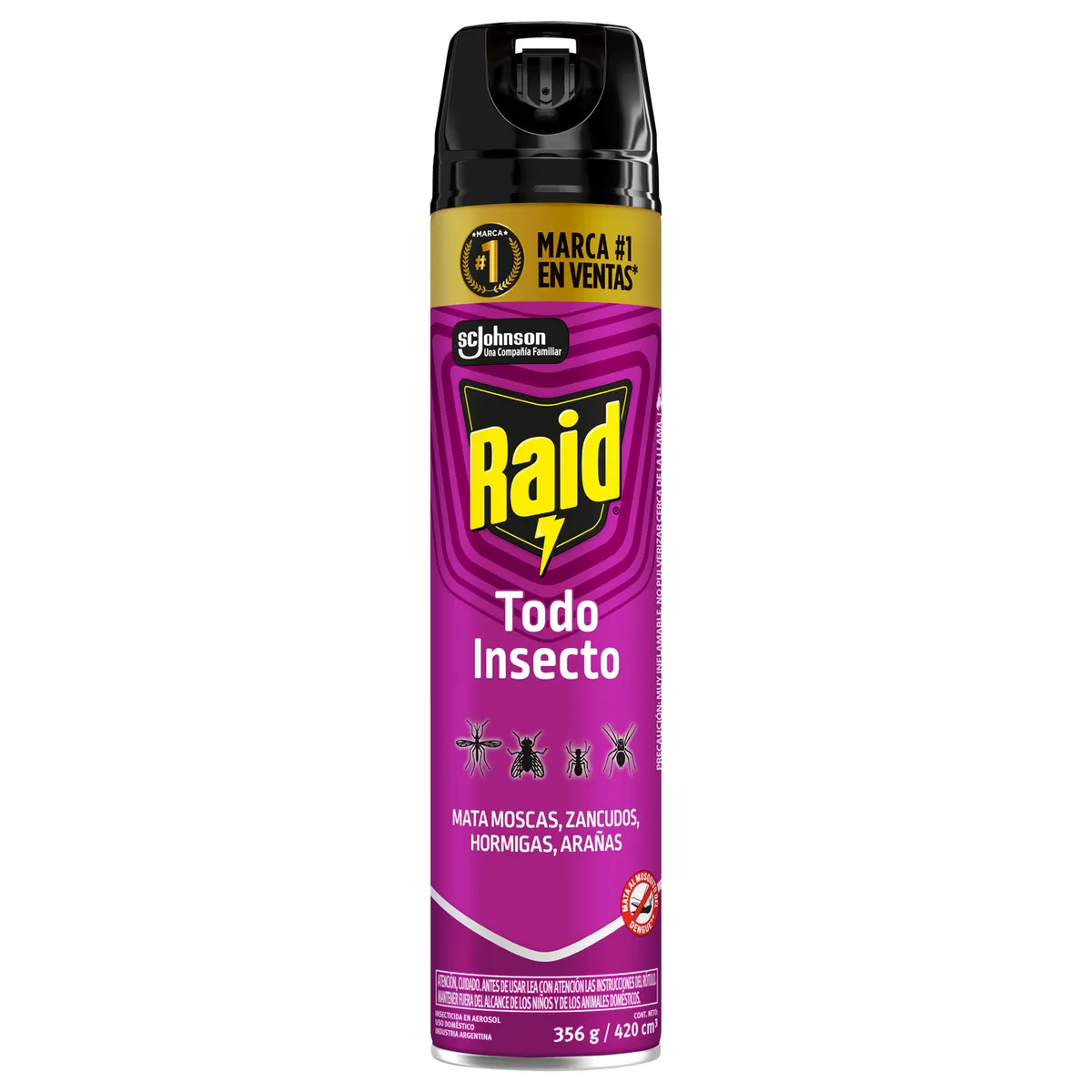 RAID - Insecticida todo insecto 420 cc