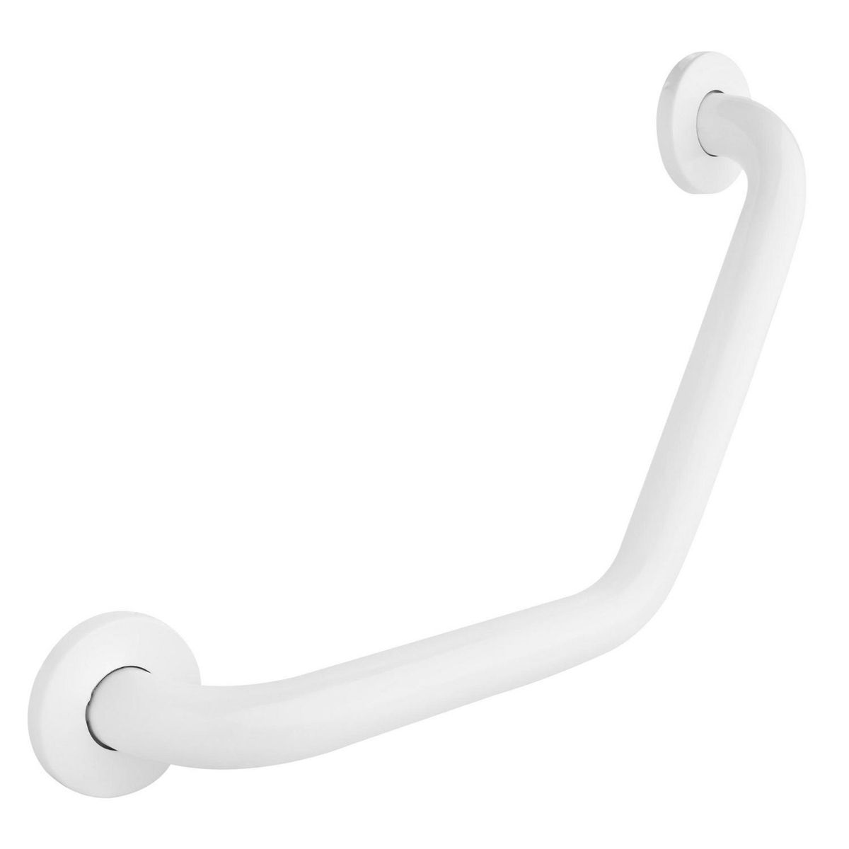 SENSI DACQUA - Barra de seguridad curva para baño 40 cm blanco