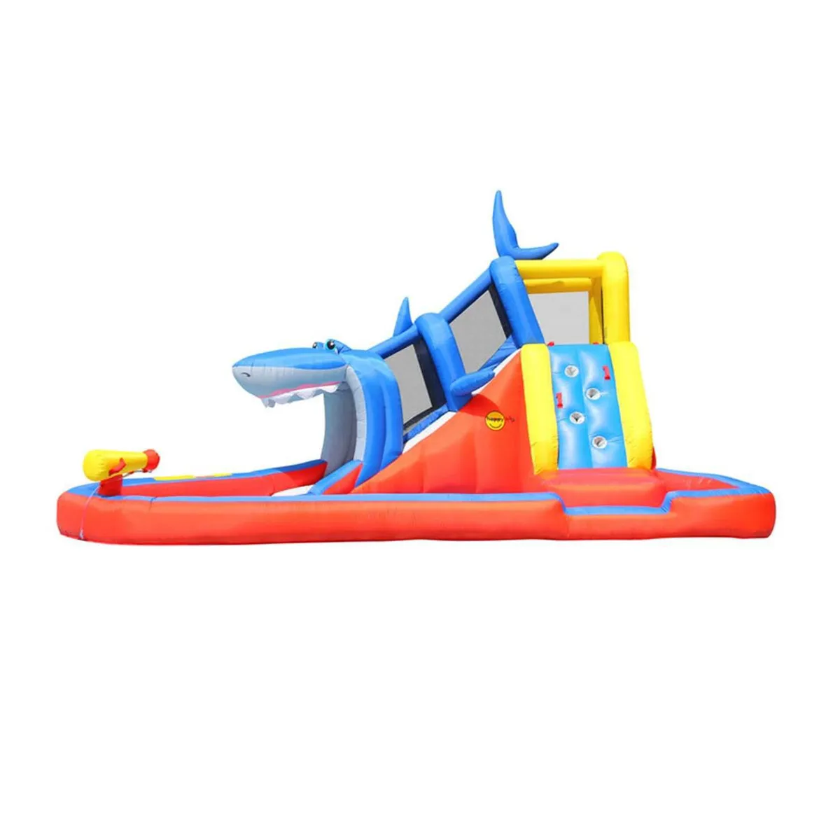 BLASTZONE - Juego Infable Tiburon Acuatico 390x324x520 cm Rojo