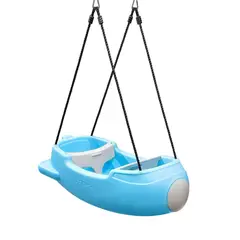 STEP 2 - Columpio Cohete para Dos 48x96x33 cm Celeste