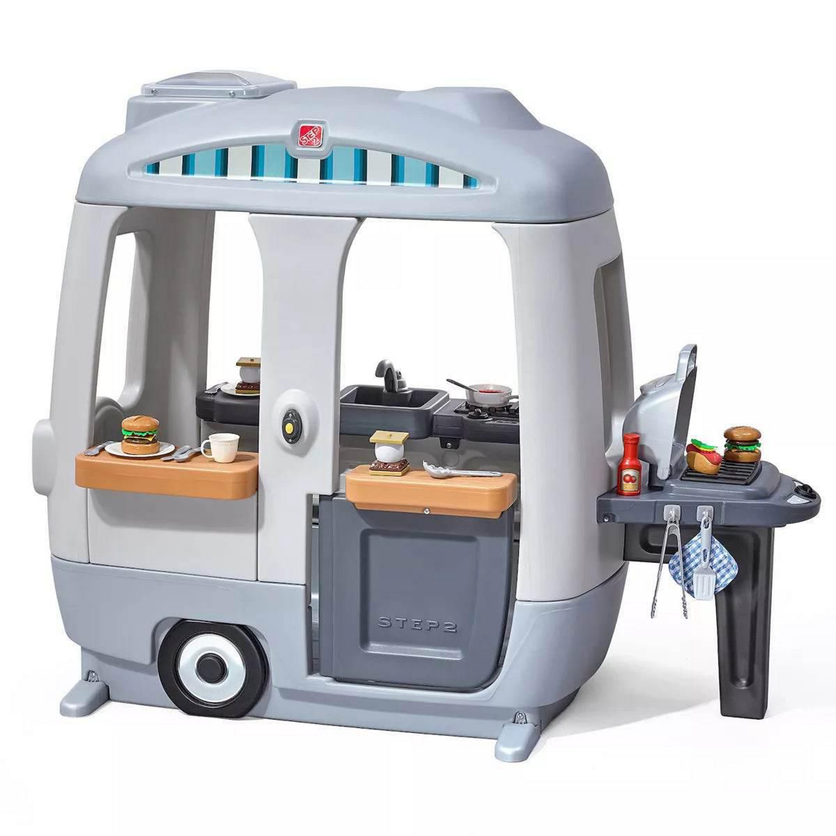 STEP 2 - Centro de Juego Camper 160x127x91 cm Gris