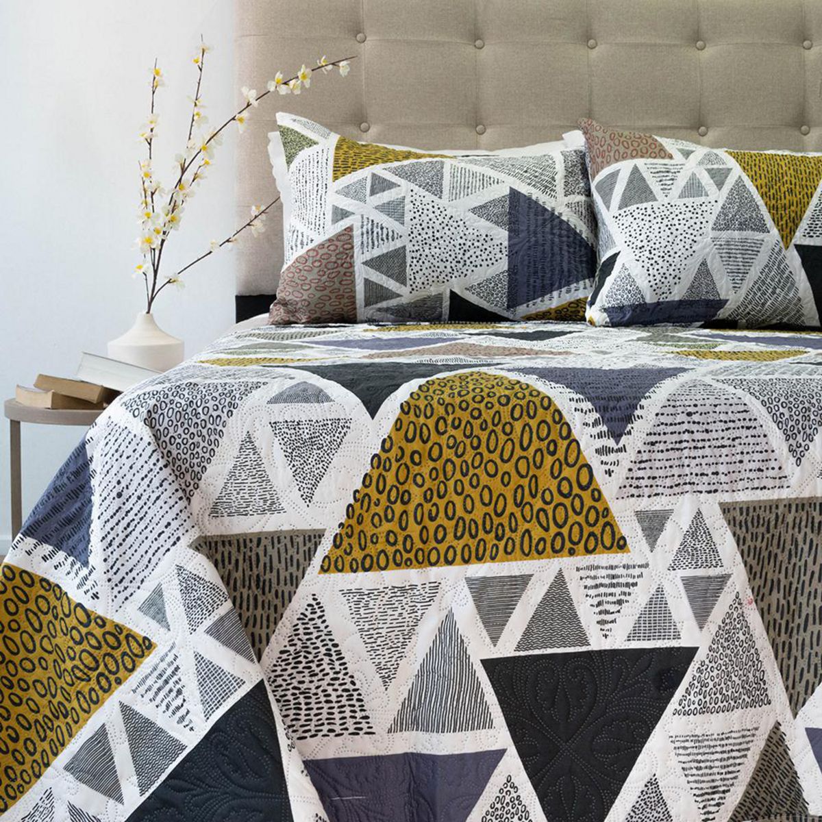 DORAL - Quilt 2 plazas Origins Multicolor 