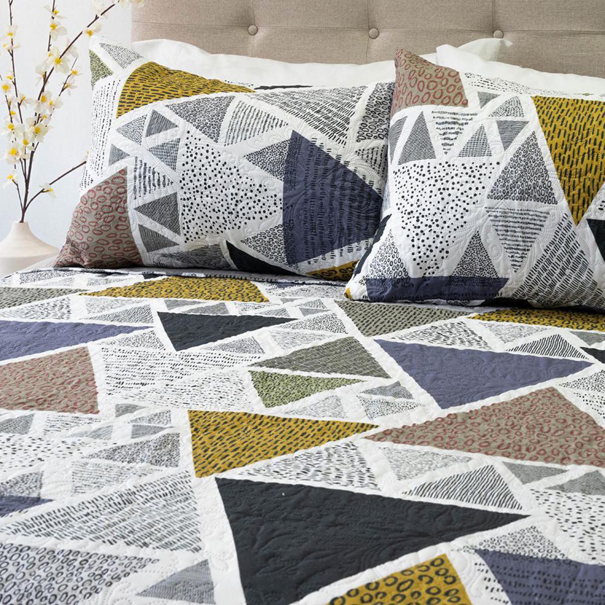 DORAL - Quilt 2 plazas Origins Multicolor 