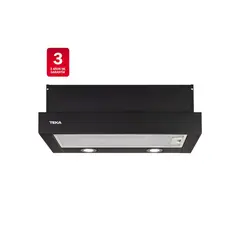 TEKA - Campana Retráctil 60 cm Negro 6320 MCS BK