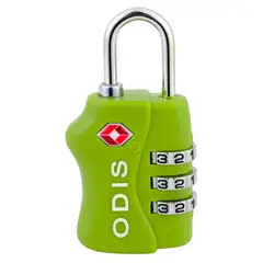 ODIS - Candado Tsa Maleta Viaje 33mm Combinación - Verde