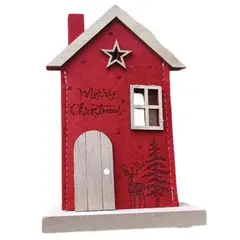 PRONOBEL - Adorno Casa Madera Navidad
