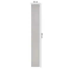KLIPEN - Panel Alveolar Riviera 40x240 cm Grey 1.92 m2