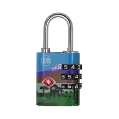 ODIS - Candado 100 mm Celeste con Clave