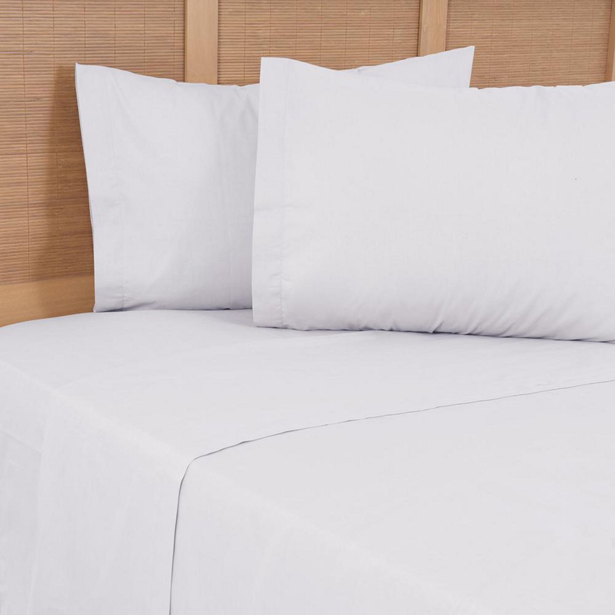 WINDSOR - Sábana Liso 2 plazas 180 Hilos Blanco