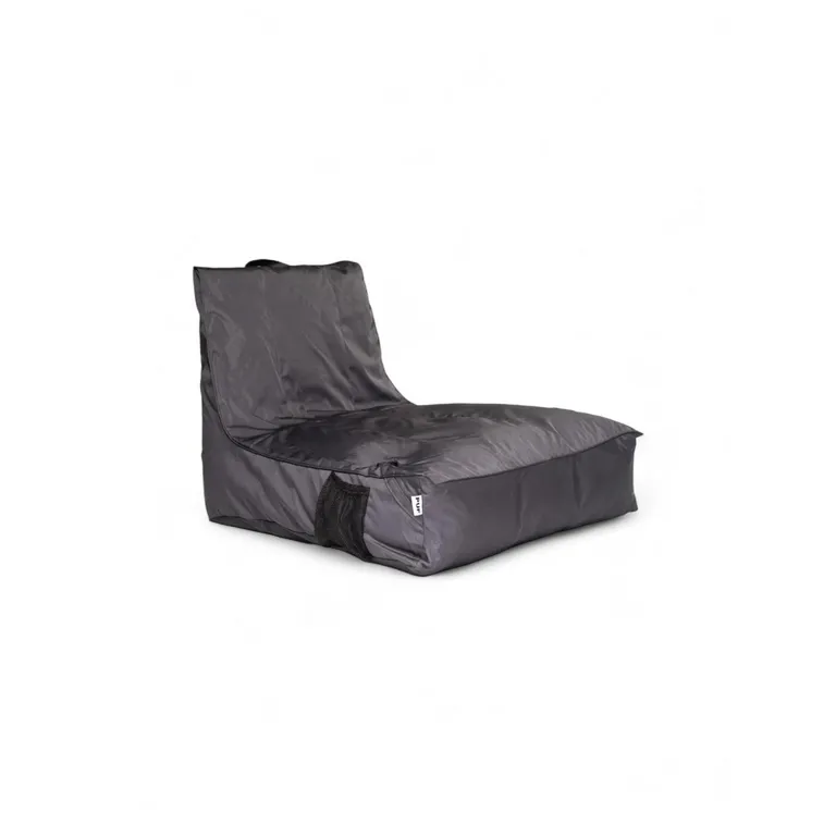Cojín Puff de Piscina y Terraza Gris 98x74x110 cm