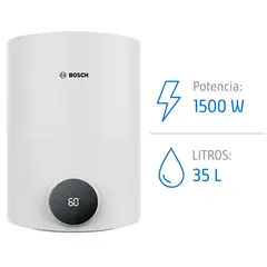 BOSCH - Termo Eléctrico 35 Litros 1500 W de Muro