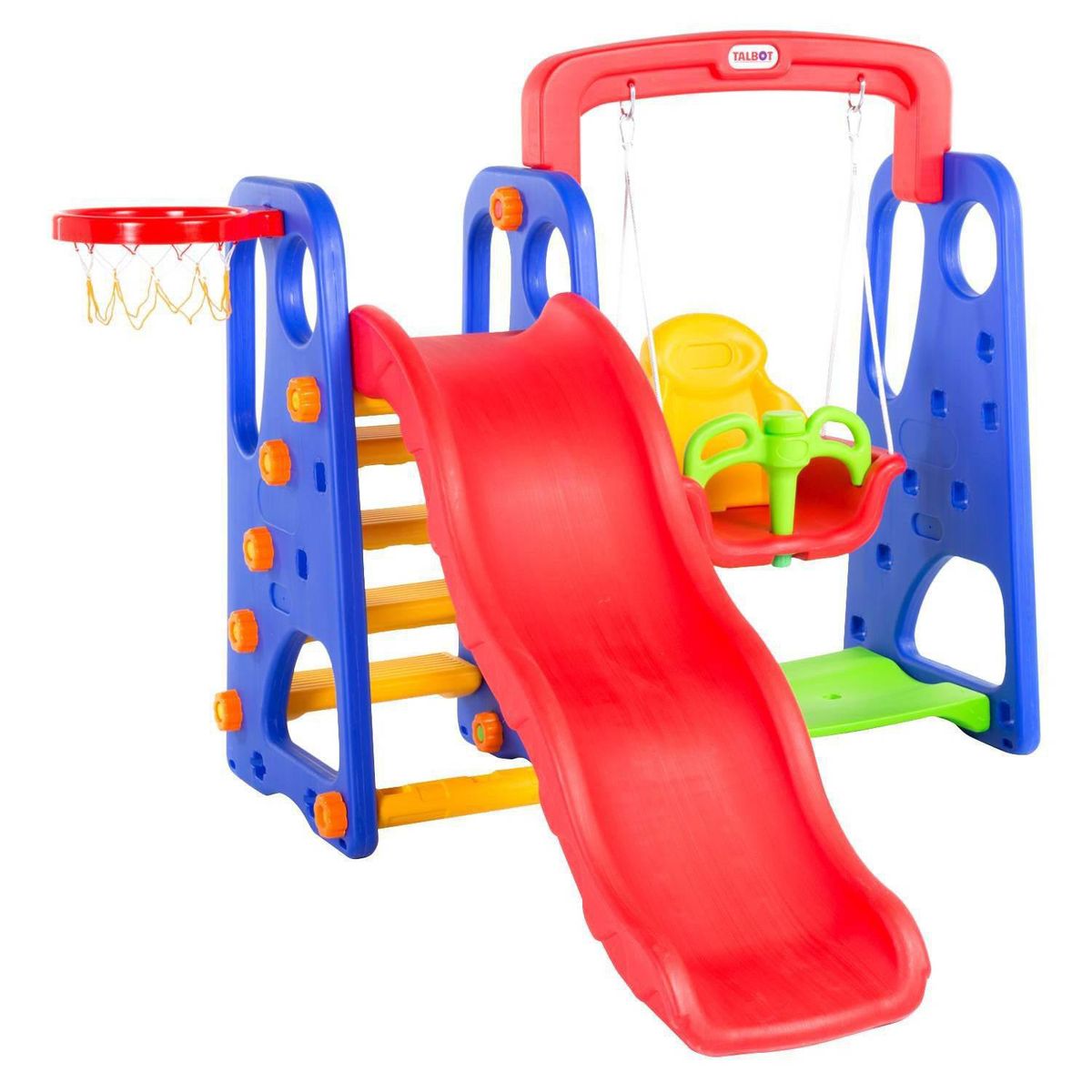 HOBBY MARKET - Resbalin Columpio 130x123x160 cm Rojo