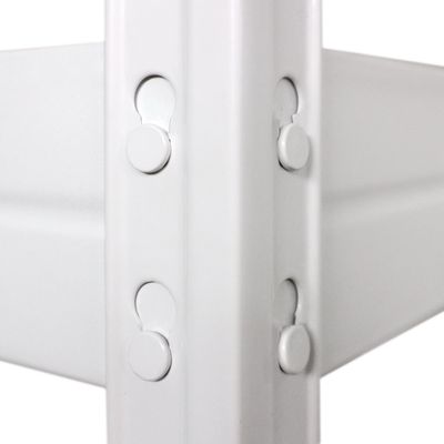 Imagen 2 del producto Estante Rivet Metal 4 Nivel(es) 90x180x40 cm Blanco