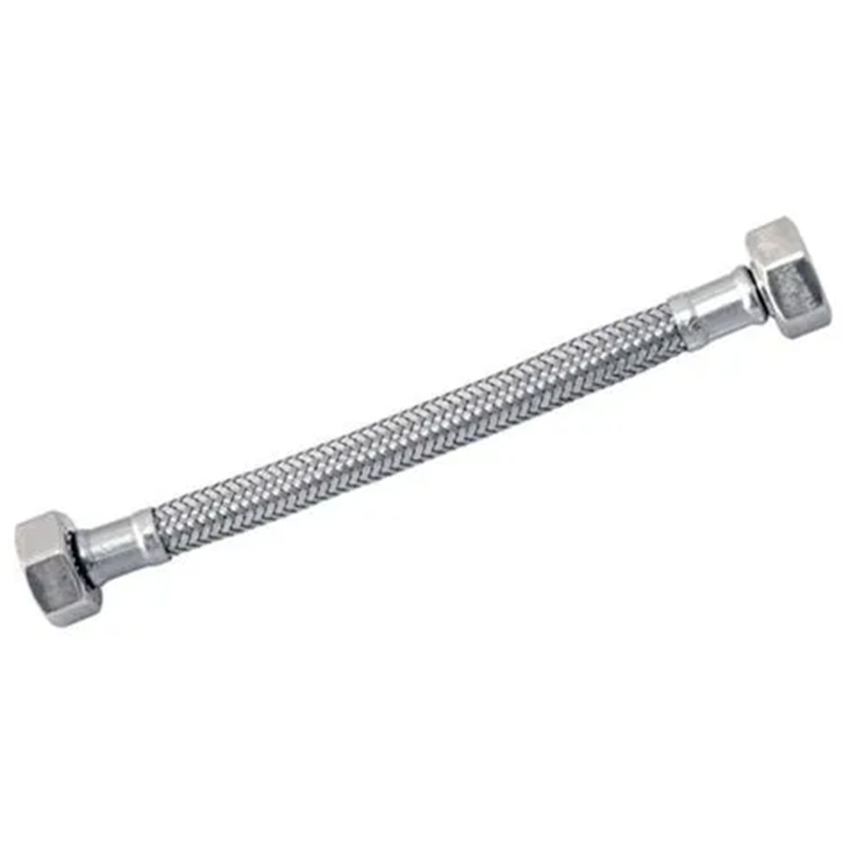 NIBSA - Flexible Agua Lavamano/Plato Hi-Hi 1/2"x1/2" 30cm