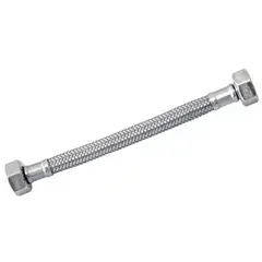 NIBSA - Flexible Agua Lavamano/Plato Hi-Hi 1/2"x1/2" 40cm