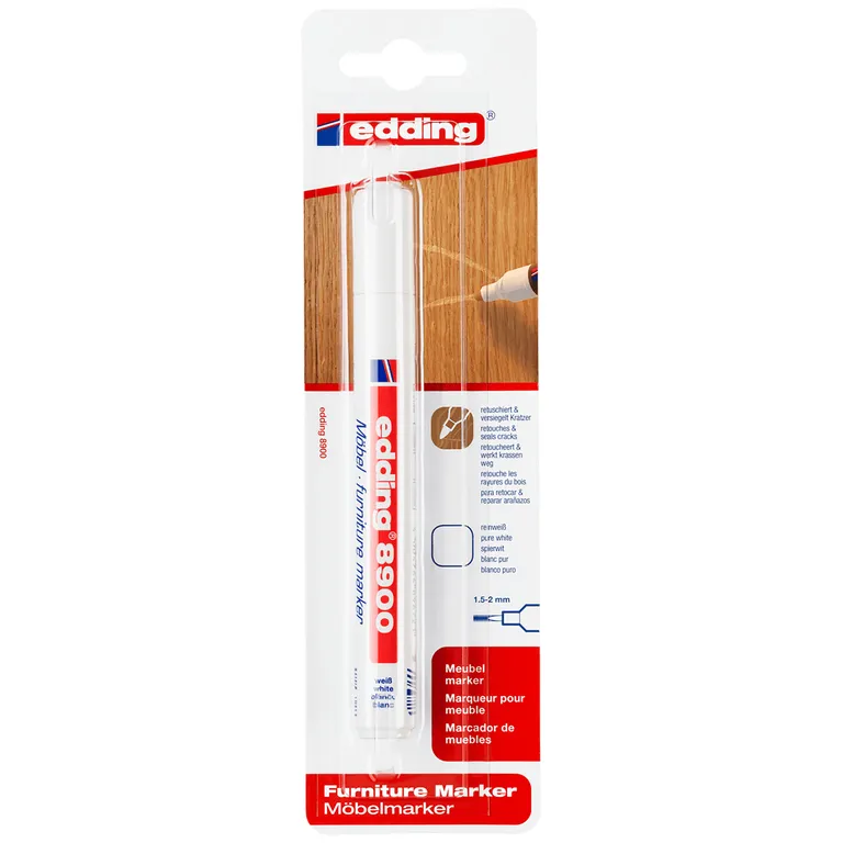 Marcador Lacado para Muebles Blanco