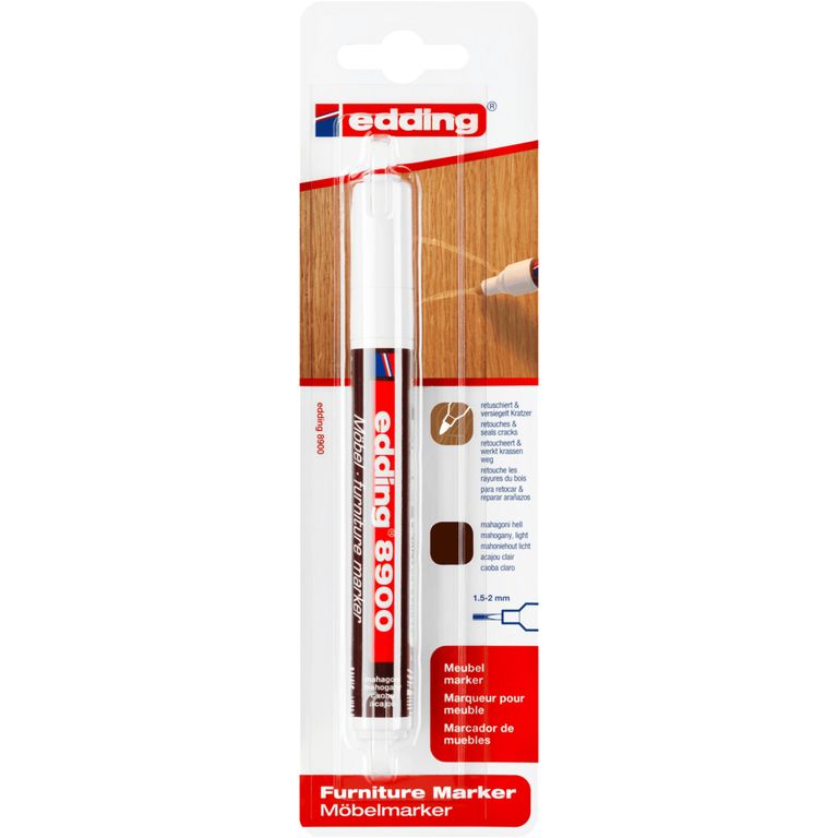 Marcador Lacado para Muebles Caoba