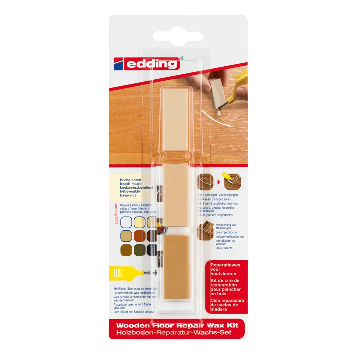 EDDING - Cera Reparadora Satinado 30 gr Arce