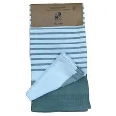 DECO EXPRESS - Set 2 Paños de Cocina Rectangular 50x70 cm Colores Surtidos