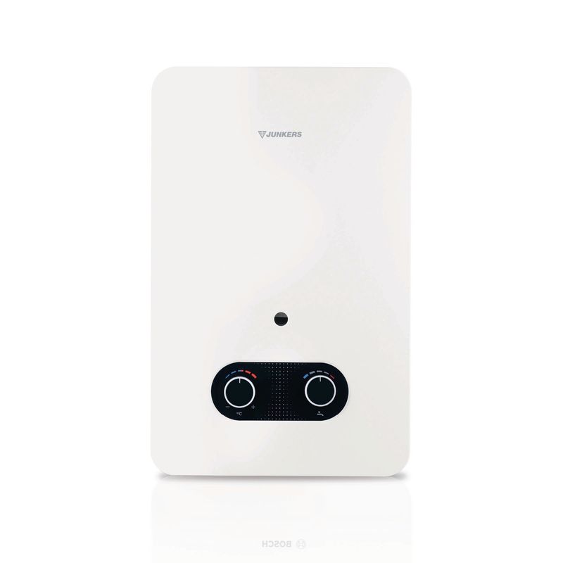 JUNKERS - Calefón Gas Natural 10 Litros Tiro Natural Ionizado
