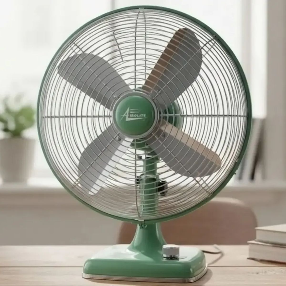 AIROLITE - Ventilador Sobremesa Retro V12SR Verde