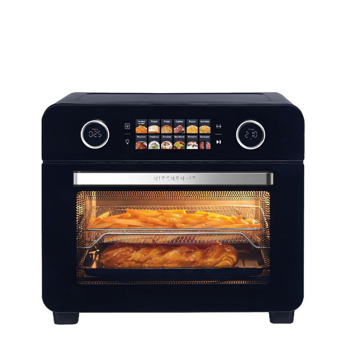 Horno con Freidora de Aire Eléctrico 25 Litros Smart Edition, marca KITCHEN IT - Foto Principal