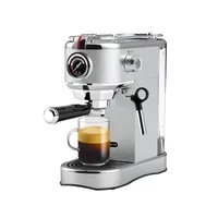 Cafetera Espresso Bari 5 en 1 Cápsulas y Grano Molido Kitchen-it 1 l 1450 W Inox