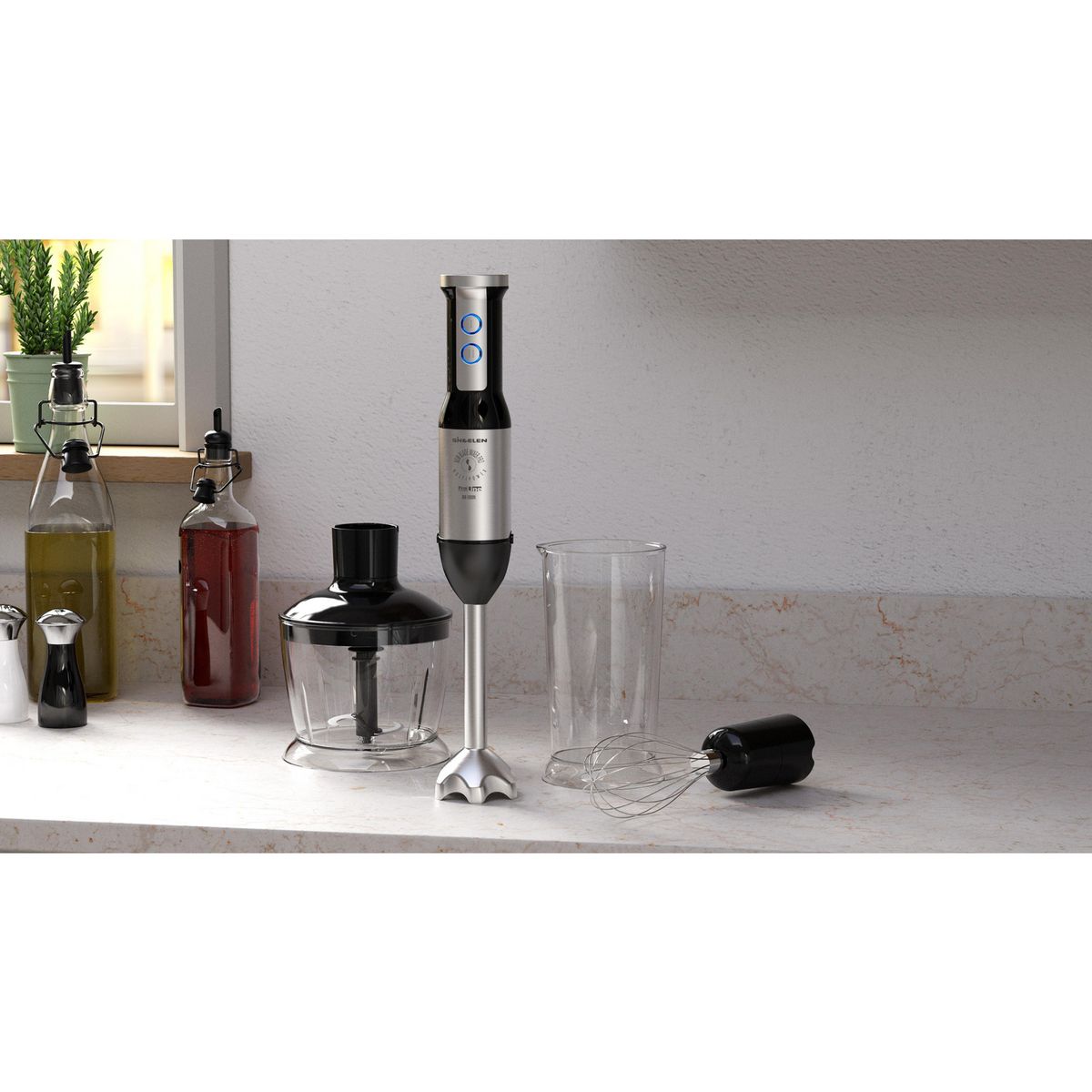 SINDELEN - Minipimer 500 W 0.5 Litros Inox BM-1000IN