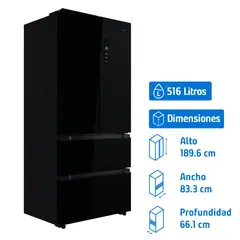 TEKA - Refrigerador French Door No Frost 516 Litros RFD 77825 GBK
