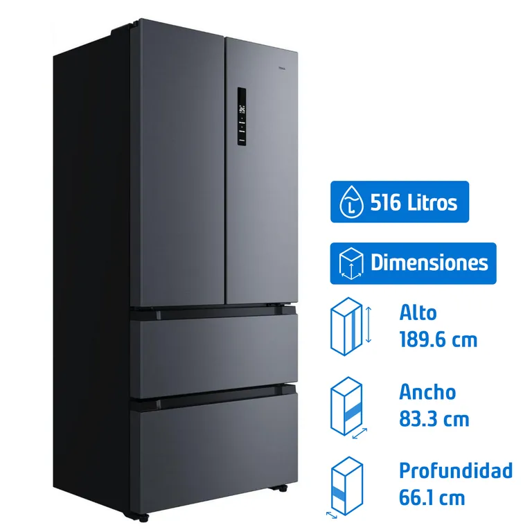 Refrigerador French Door No Frost 516 Litros Inox RFD 77825 SS