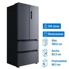 TEKA - Refrigerador French Door No Frost 516 Litros RFD 77825 SS