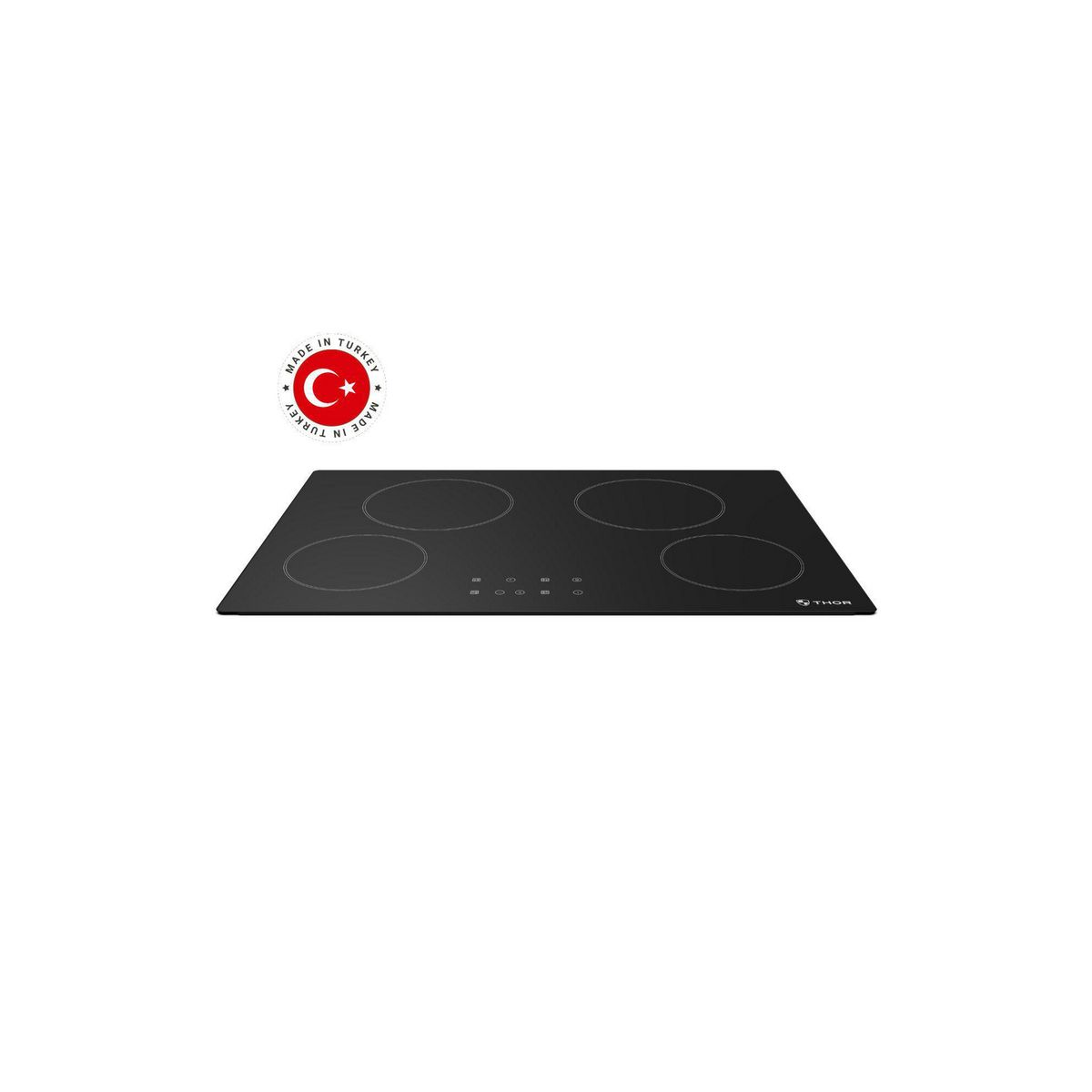THOR - Encimera Vitrocerámica 4 Platos Negro KBC 64200 TCSBK