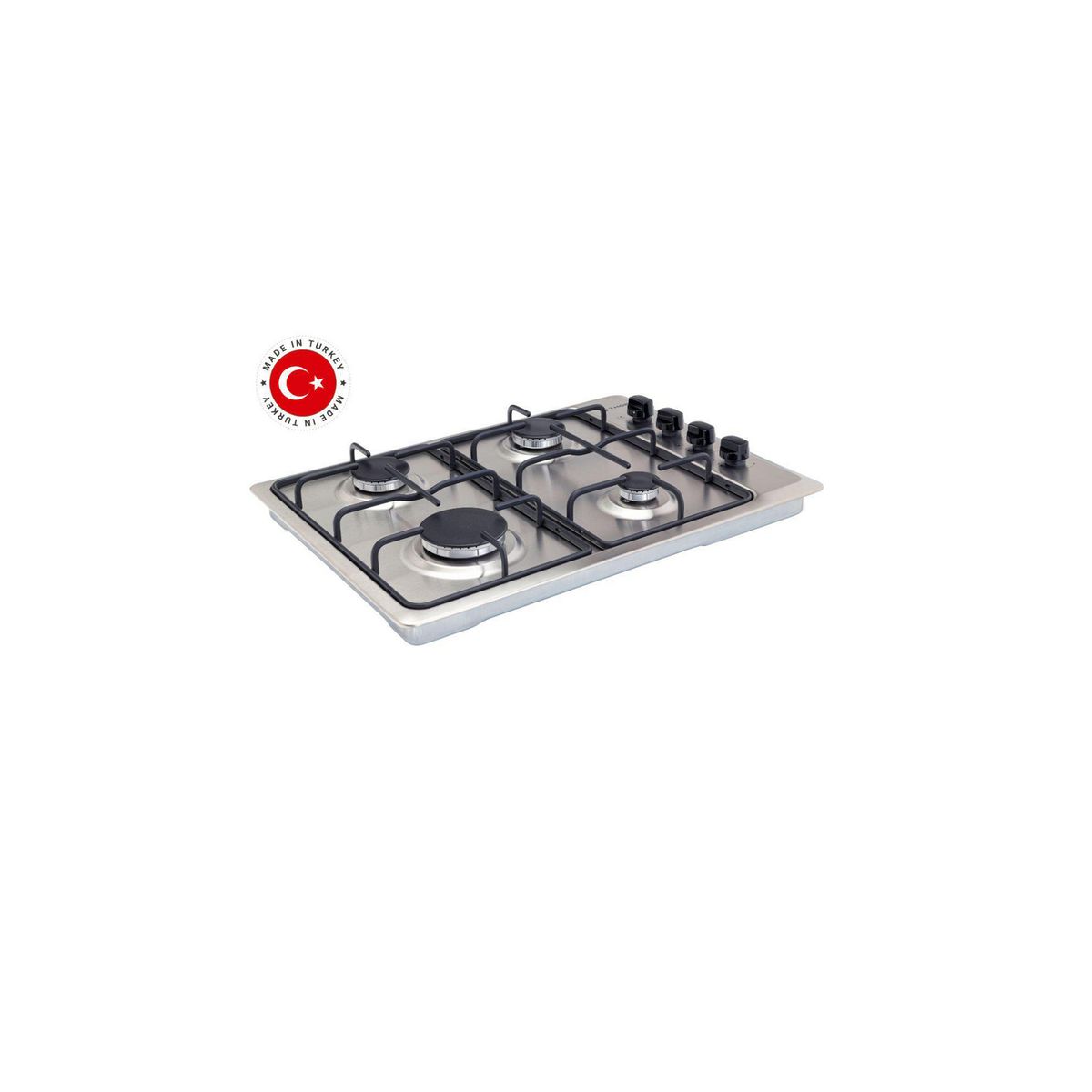THOR - Encimera Gas Natural 4 Platos Acero Inoxidable 64200 KBN