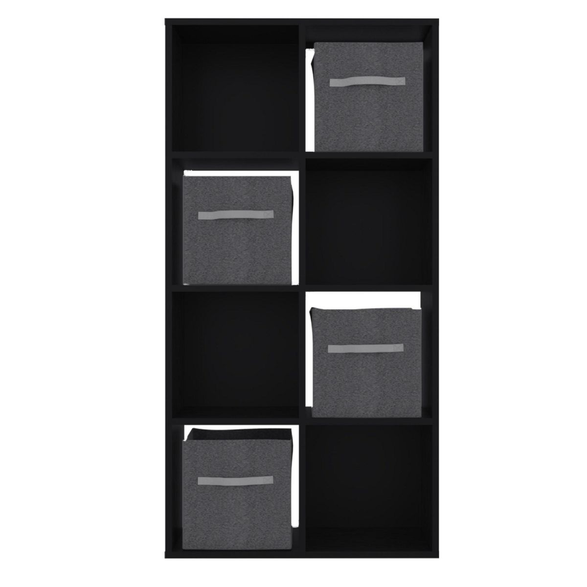 TUHOME - Biblioteca Melamina 6 Nivel(es) 61.8x122.1x26.3 cm Wengue