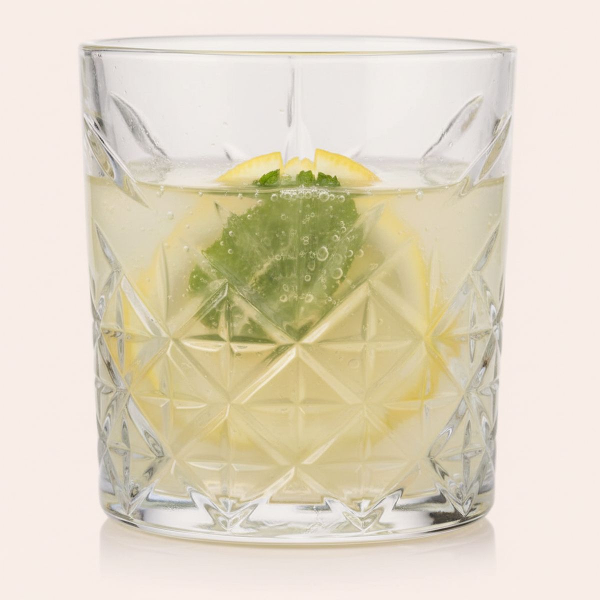 LUGANO - Set 6 Vasos Bajo de Vidrio 320 ml Transparente