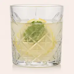 LUGANO - Set 6 Vasos Bajo de Vidrio 320 ml Transparente