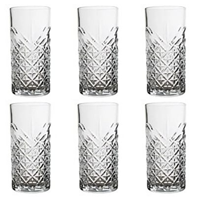 Imagen 2 del producto Set 6 Vasos Alto de Vidrio 450 ml Transparente