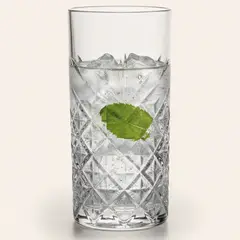 LUGANO - Set 6 Vasos Alto de Vidrio 450 ml Transparente