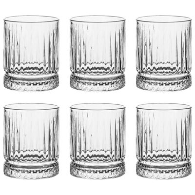 Imagen 2 del producto Set 6 Vasos Bajos de Vidrio 340 ml Transparente
