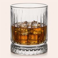 Set 6 Vasos Bajos de Vidrio 340 ml Transparente