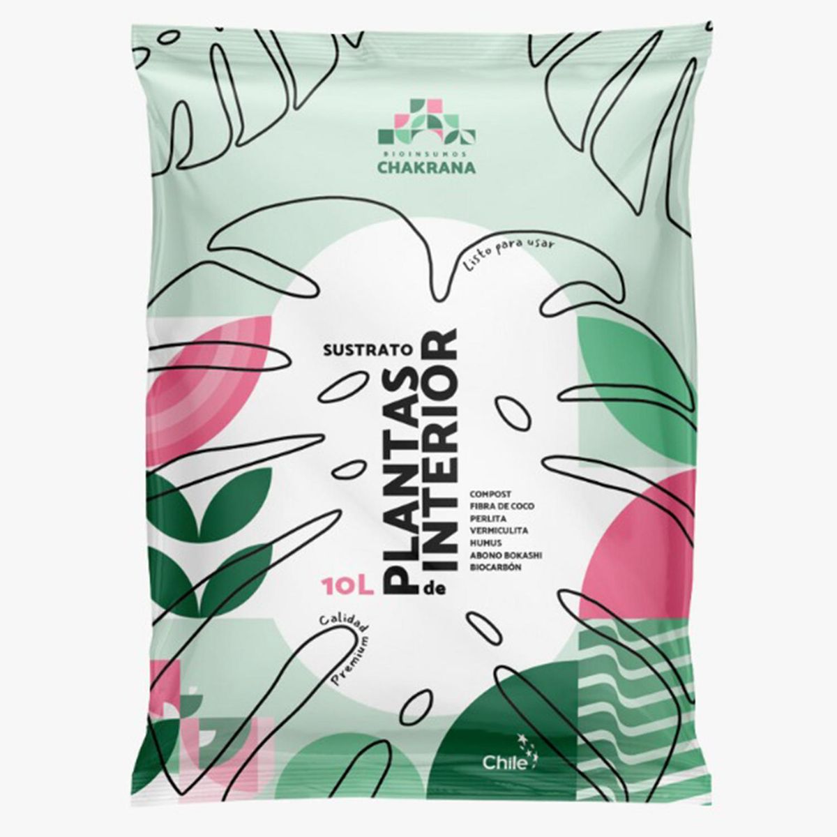 CHAKRANA - Sustrato plantas interior 10 l