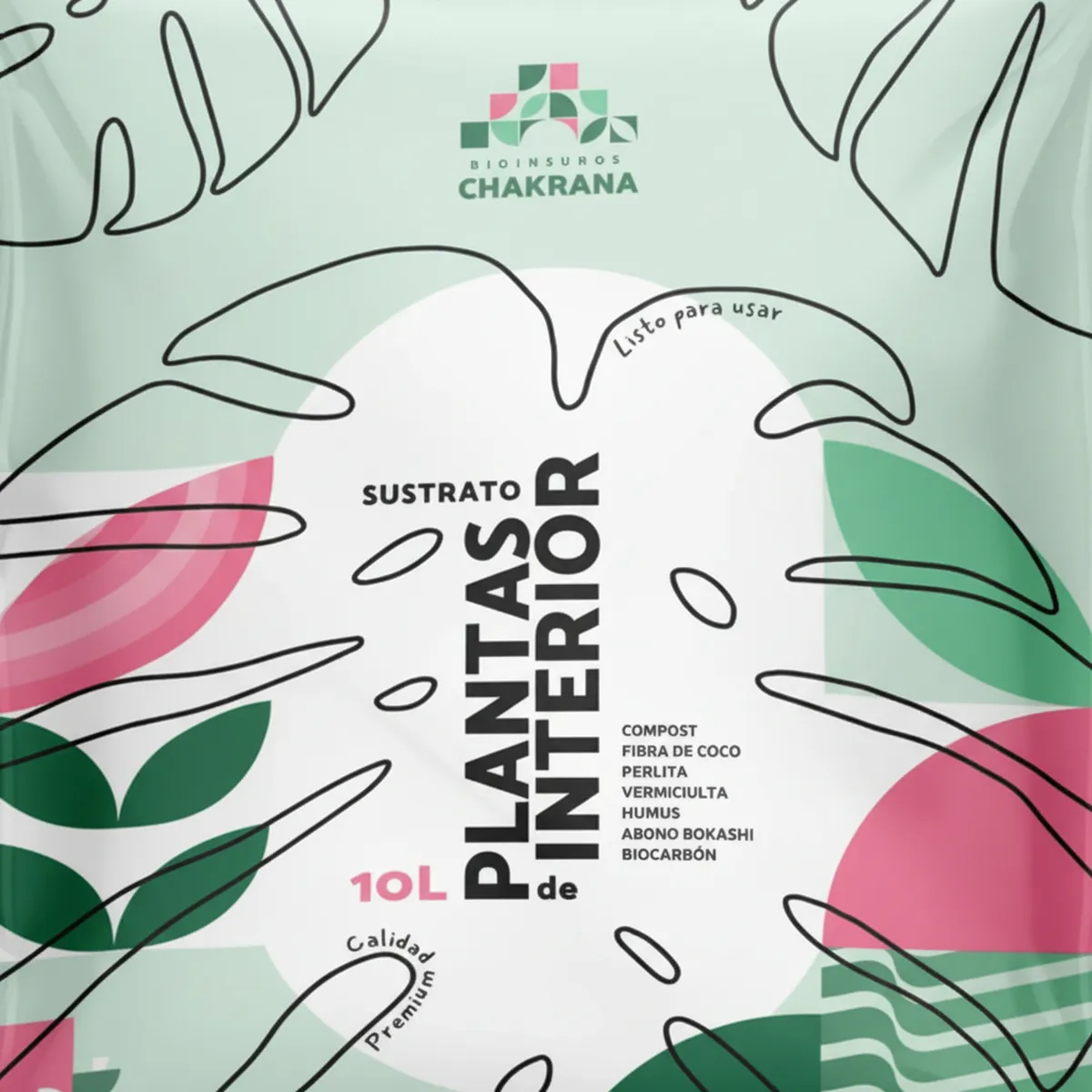 CHAKRANA - Sustrato plantas interior 10 l