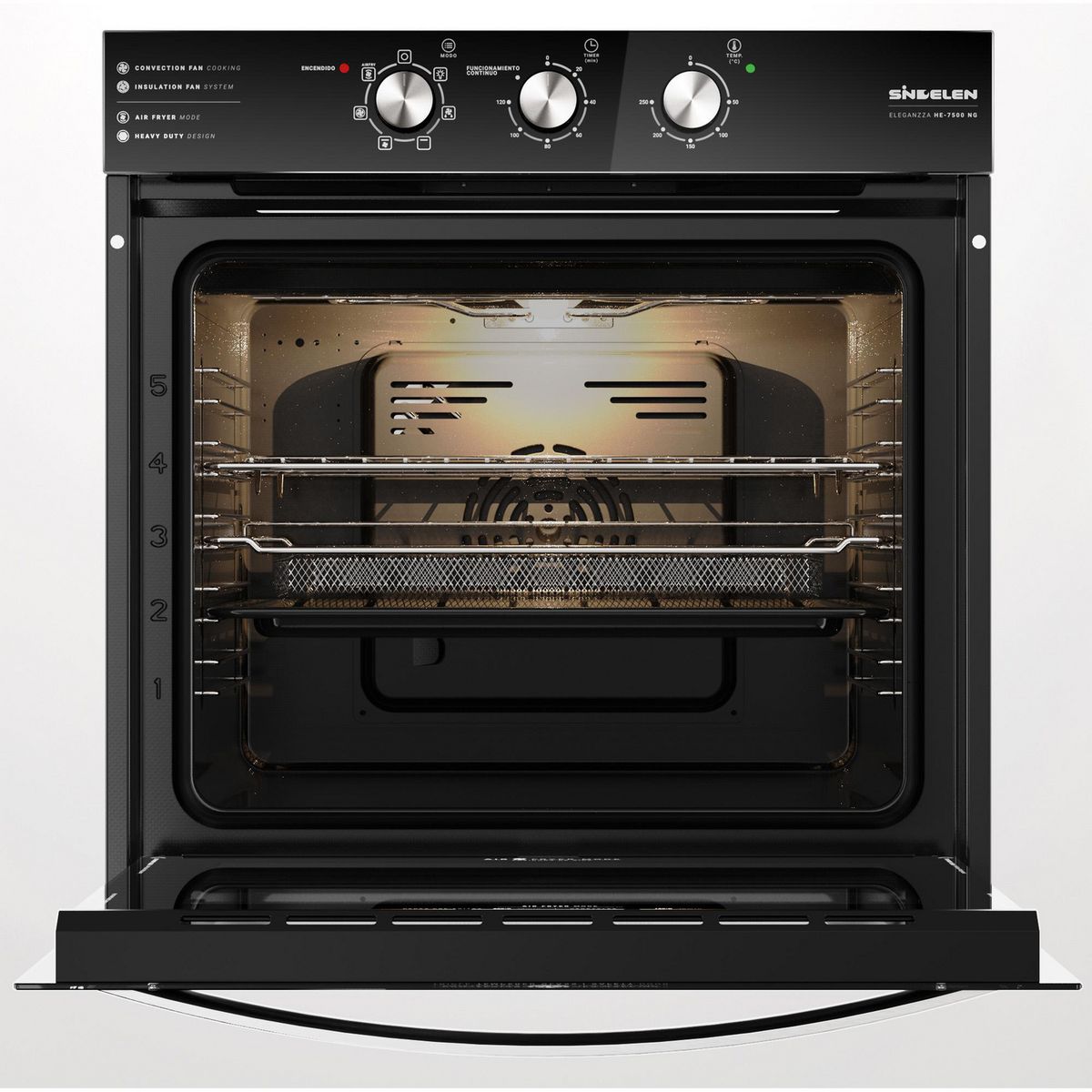 SINDELEN - Horno Eléctrica 73 Litros HE-7500NG